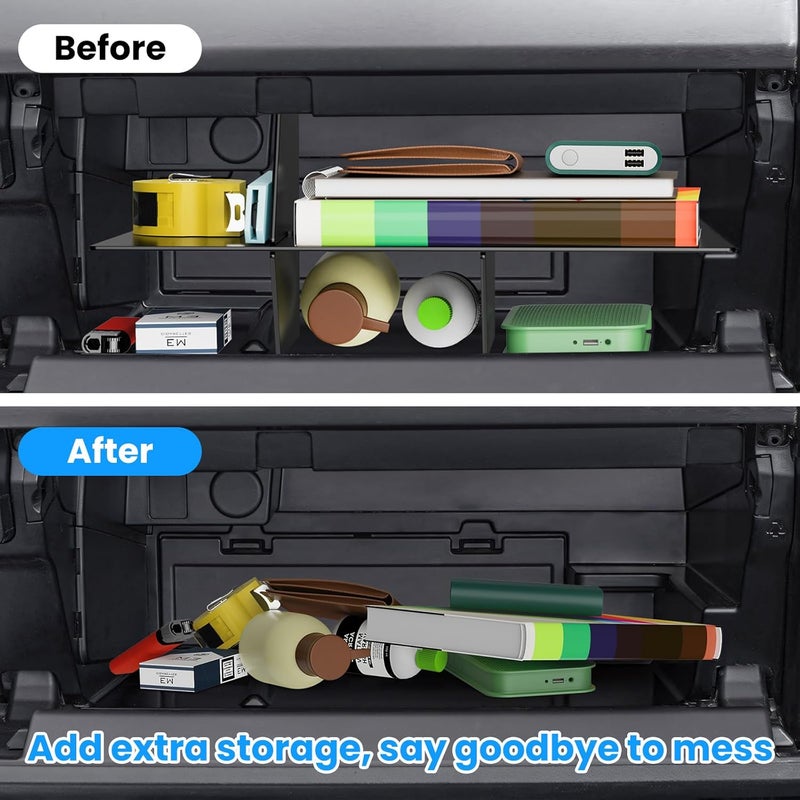 DIAMOOKY 3PCS Center Console Organizer Compatible with Toyota 4Runner 2024 2023 2022 2021 2020 2019-2010 Glove Box Organizer Gear Shift Tray Armrest Storage Box 5th Gen 4 Runner Accessories - Image 5